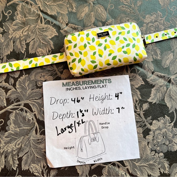 NWT Kate Spade Lemon Drop Crossbody Belt Bag - Picture 9 of 10